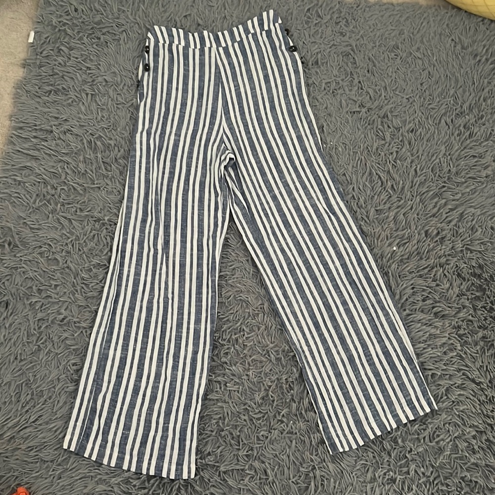 Long Blue and White pants